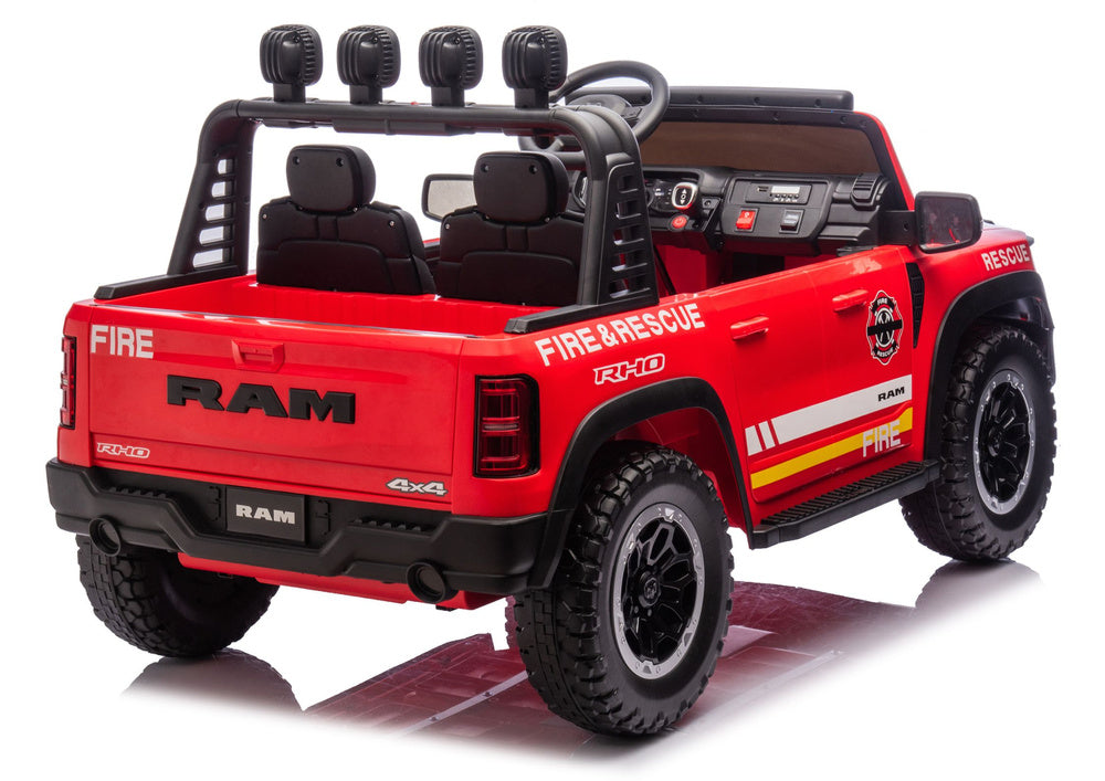 Dvivietis gaisrinis elektromobilis vaikams RAM ZB629-F