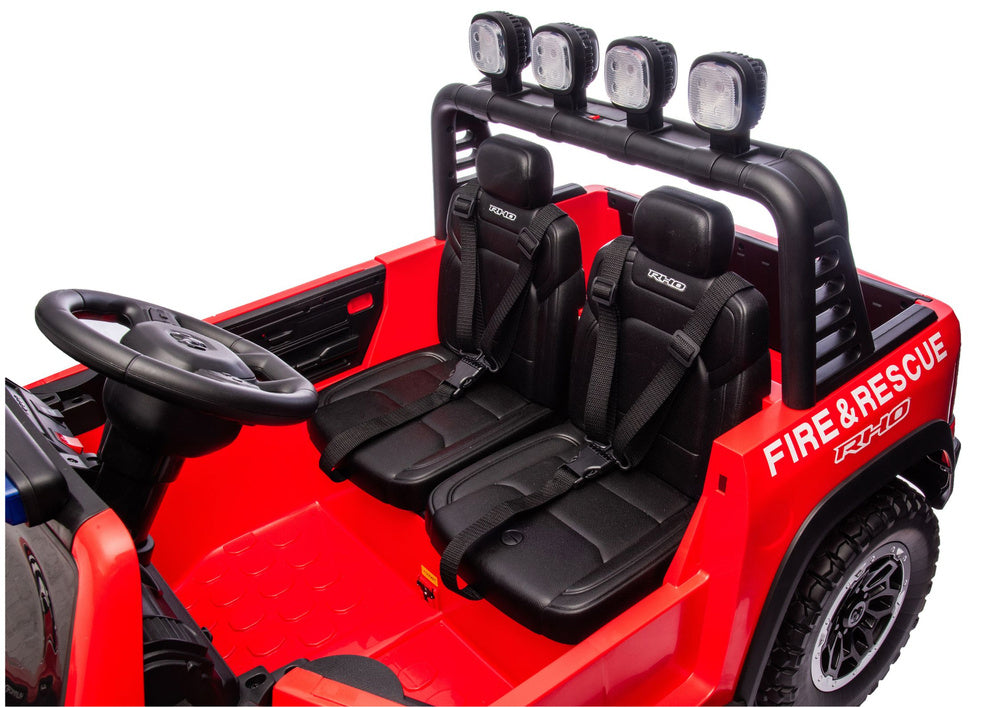 Dvivietis gaisrinis elektromobilis vaikams RAM ZB629-F