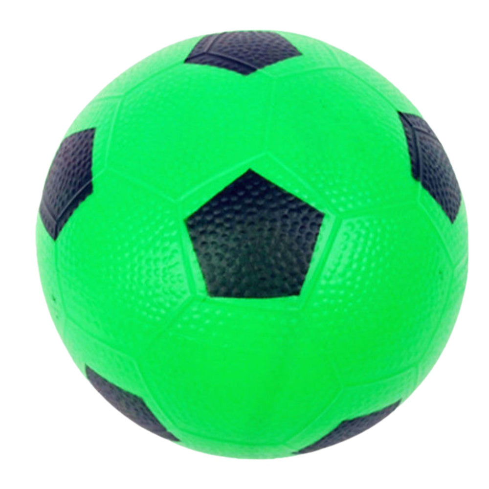 Guminis futbolo kamuolys 16 cm, žalias