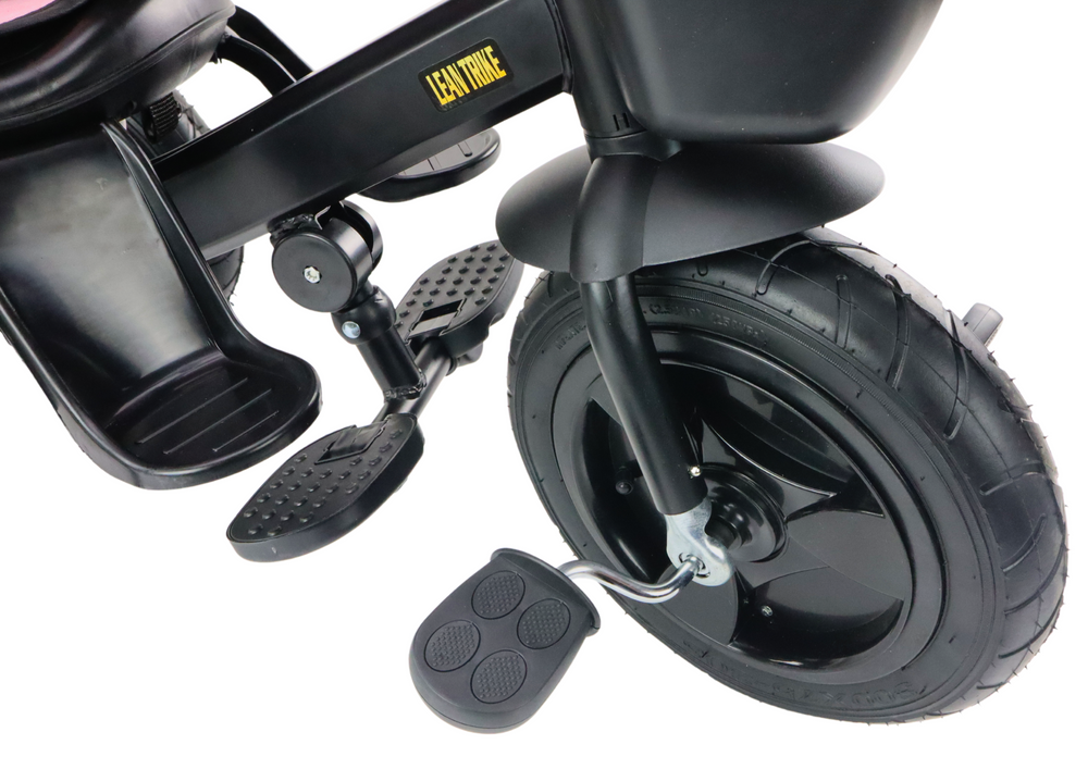 Vaikiškas triratukas PRO550 su stogeliu ir pasukama sėdyne, rožinis