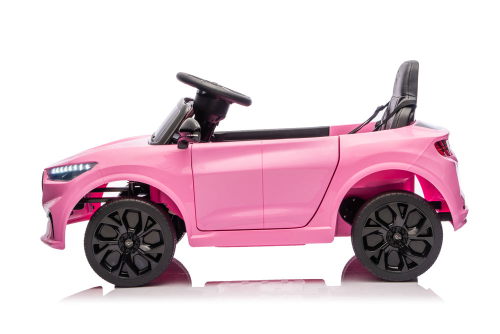 Vienvietis vaikiškas elektromobilis vaikams Ford Mustang Mach-E 24V, rožinis