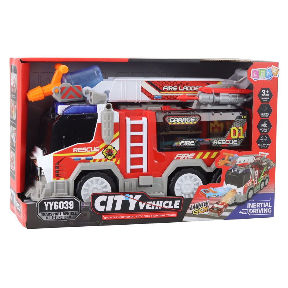 Interkatyvi gaisrinė mašina su vandens funkcija