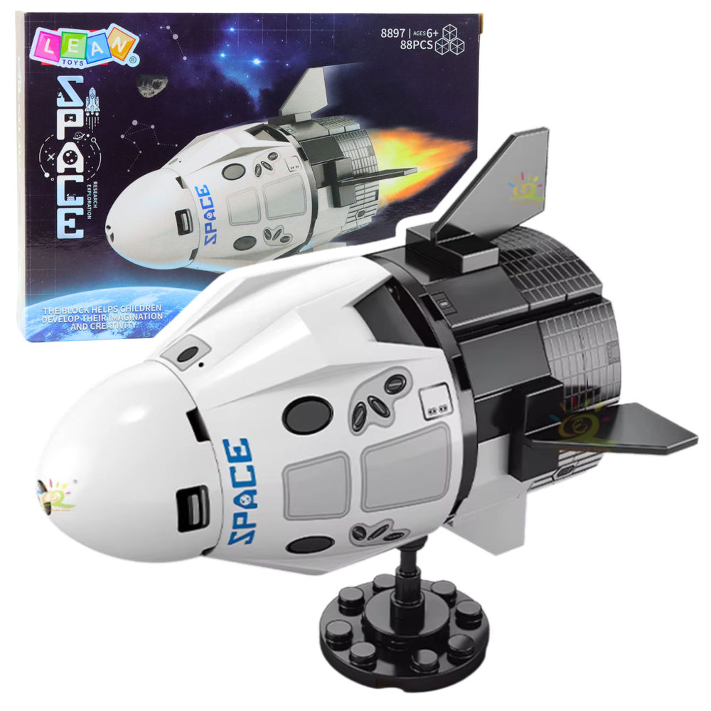 Statybinis konstruktorius vaikams „Kosminė stotis“ 88 vnt.