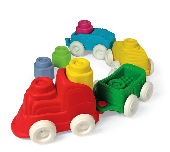 Sensorinis Clemmy traukinys su vagonais 70 cm Clementoni 17961