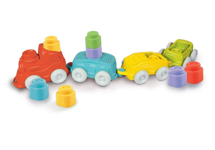 Sensorinis Clemmy traukinys su vagonais 70 cm Clementoni 17961