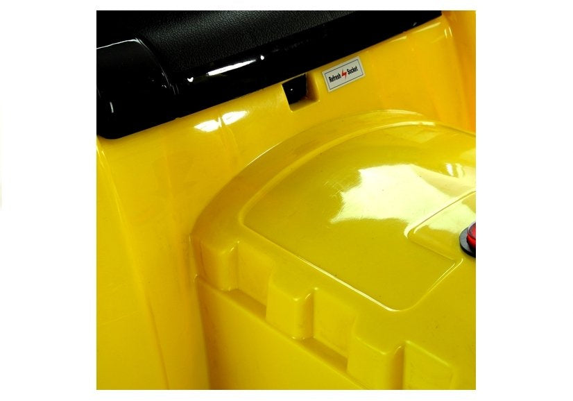 Vaikiškas elektrinis traktorius su krautuvu ZP1005, geltonas