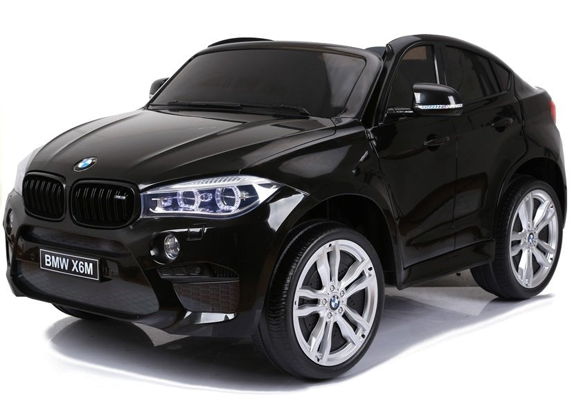 Dvivietis elektromobilis vaikams BMW X6M, juodas