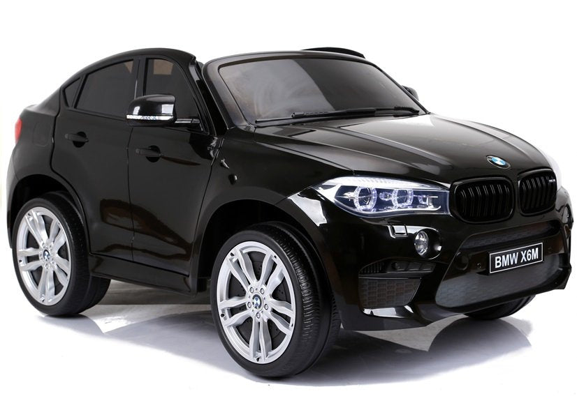 Dvivietis elektromobilis vaikams BMW X6M, juodas