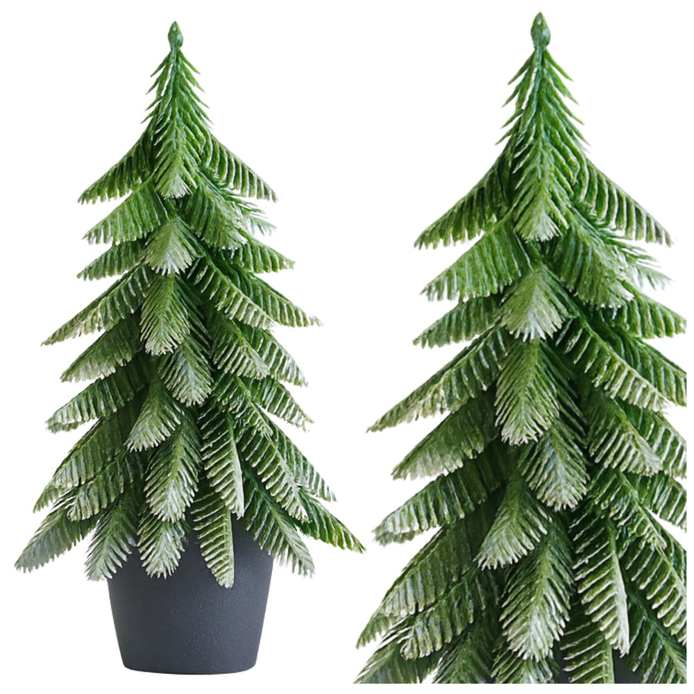 Dekoratyvinė dirbtinė Kalėdų eglutė vazonėlyje 22x10cm