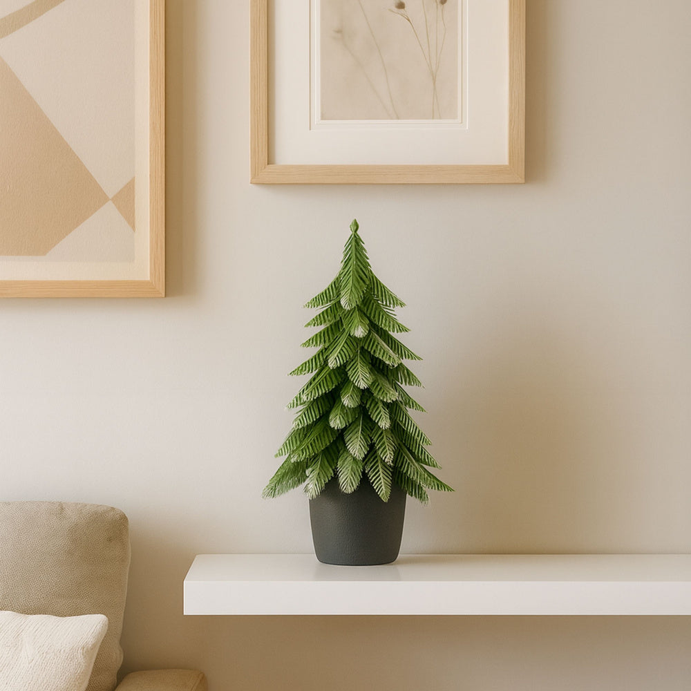 Dekoratyvinė dirbtinė Kalėdų eglutė vazonėlyje 32x12cm