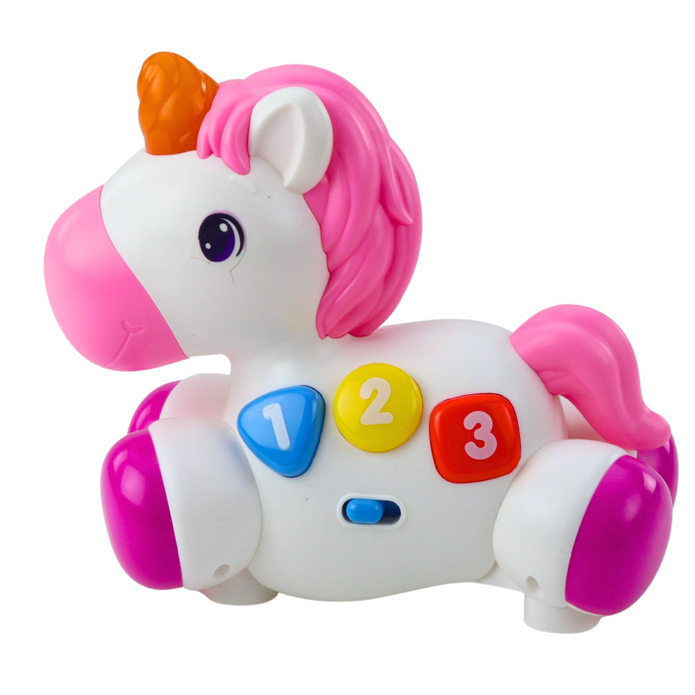 Interaktyvus vienaragis ant ratų su garso ir šviesos efektais