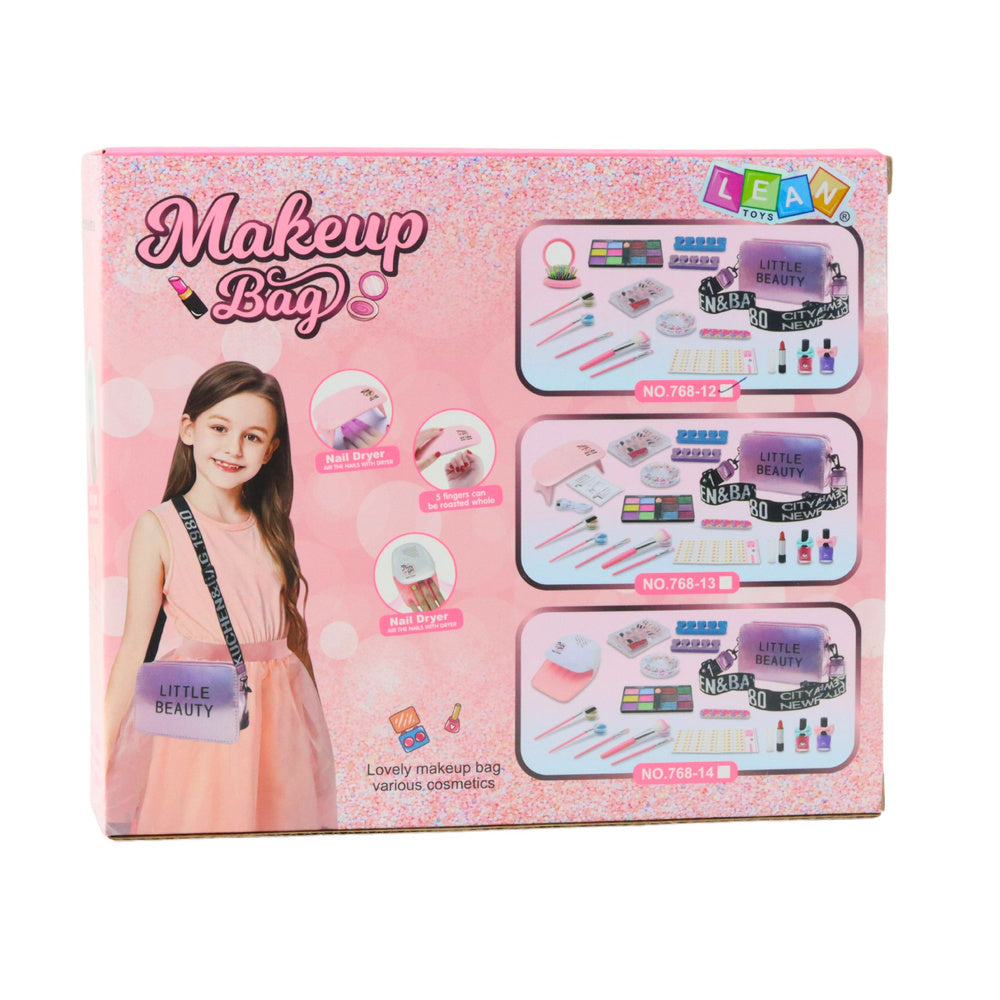Grožio rinkinys vaikams su kosmetikos krepšeliu