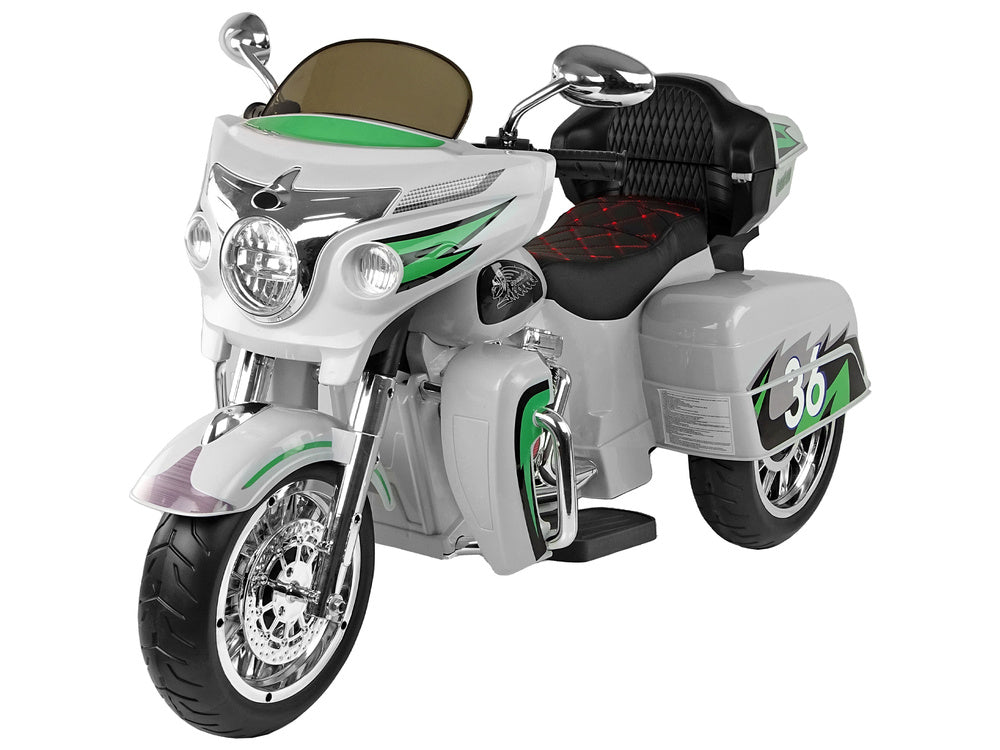 Vienvietis triratis elektrinis motociklas vaikams Goldwing NEL-R1800GS