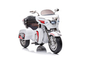 Triratis elektrinis motociklas vaikams Goldwing NEL-R1800GS, baltas