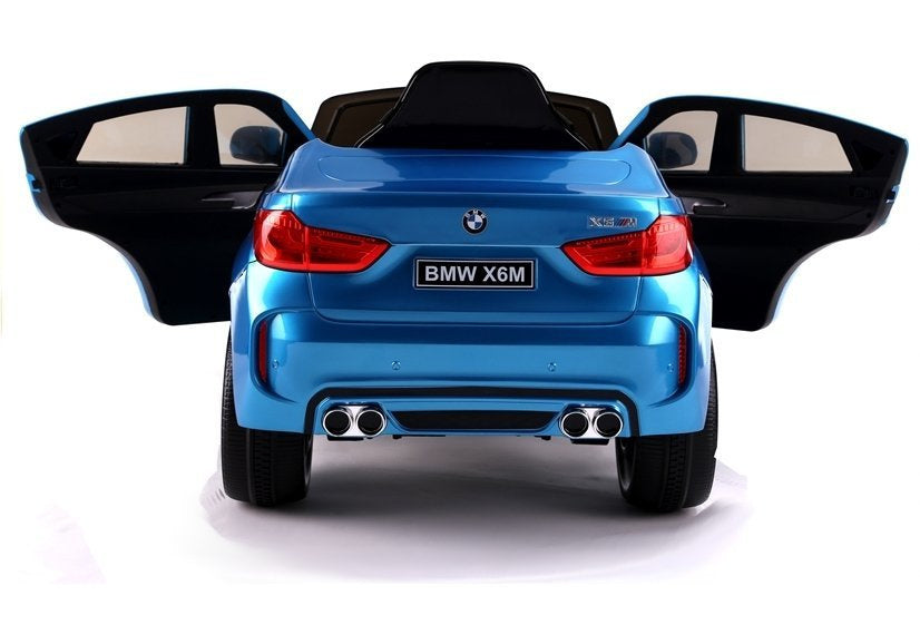 Elektromobilis vaikams BMW X6, mėlynas lakuotas