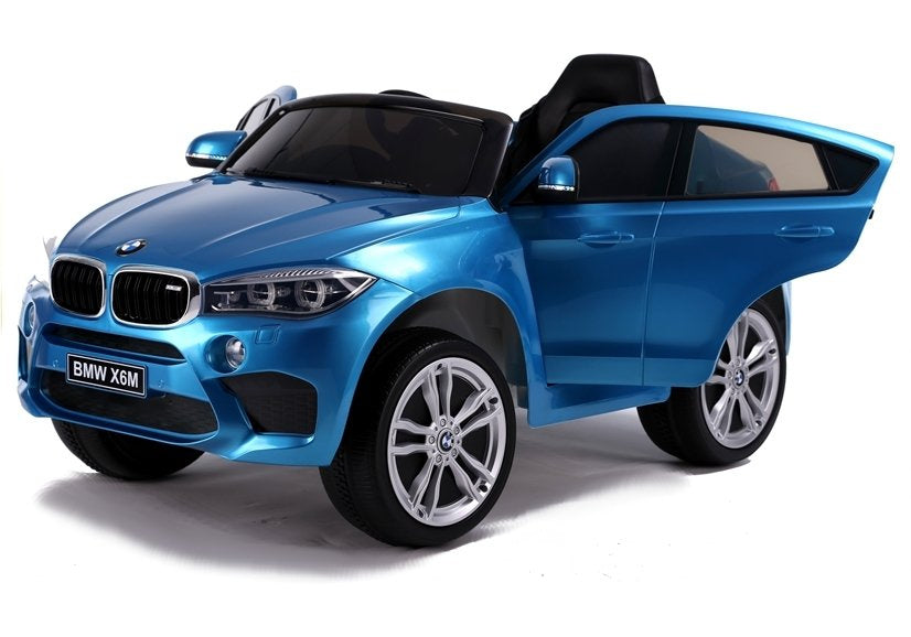 Elektromobilis vaikams BMW X6, mėlynas lakuotas