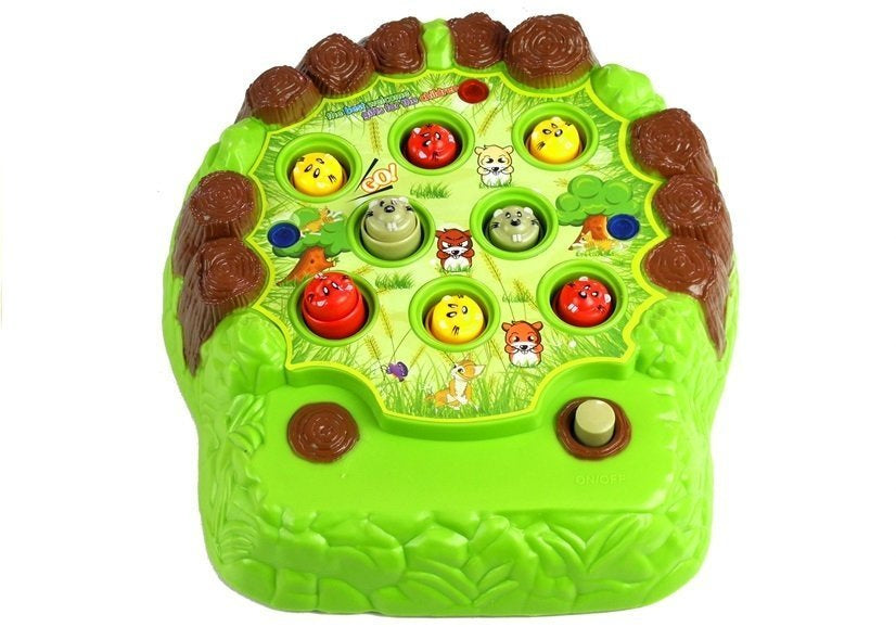 Arkadinis žaidimas su plaktuku su garsais Whack a Mole