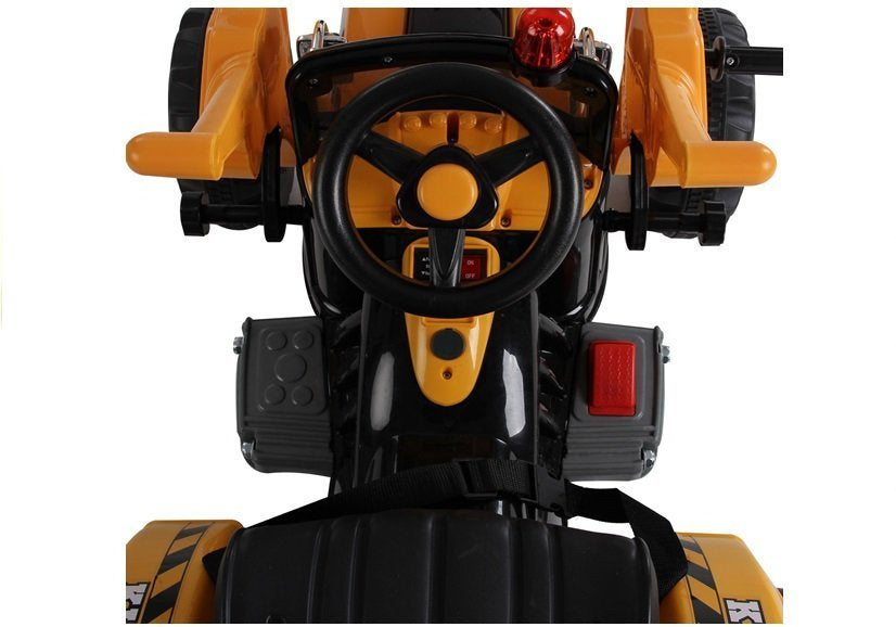 Elektrinis vaikiškas traktorius su krautuvu