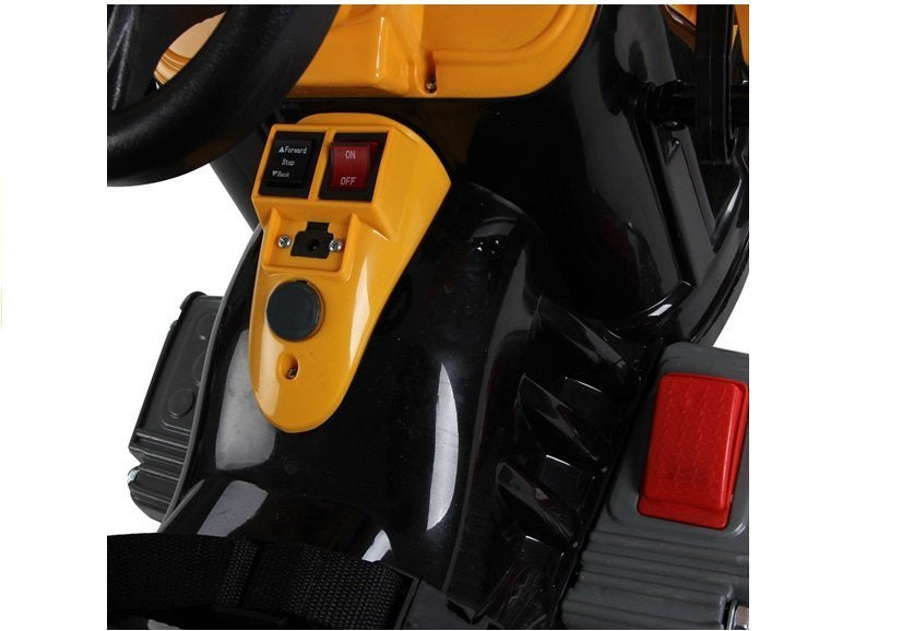 Elektrinis vaikiškas traktorius su krautuvu