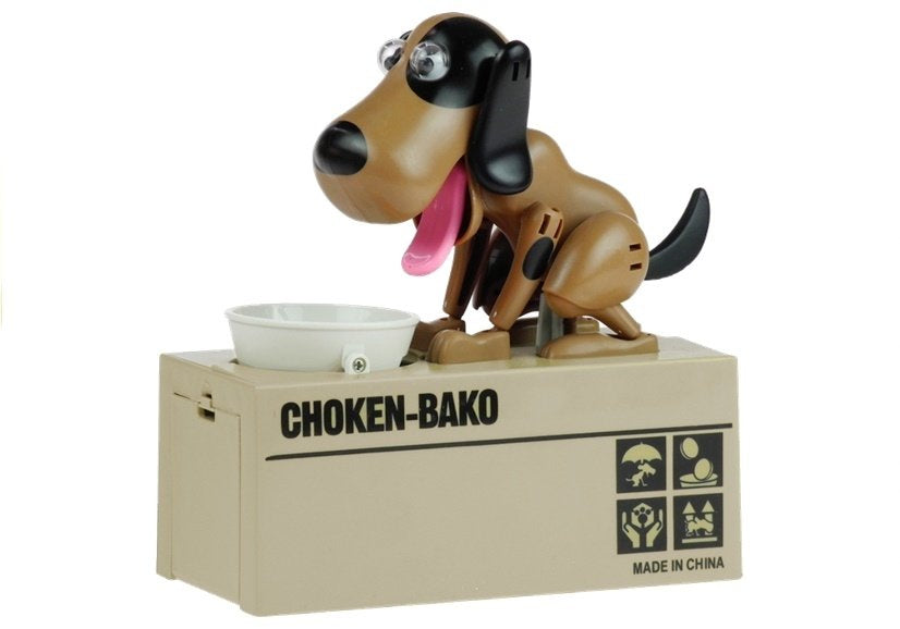 Interaktyvi taupyklė šuo rudai juodas