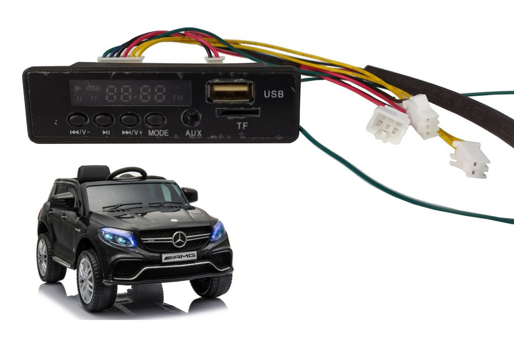 Muzikinis skydelis elektromobiliui Mercedes GLE 63s