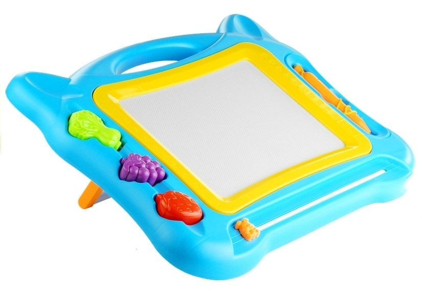 Didelė piešimo lenta su antspaudais, mėlynas