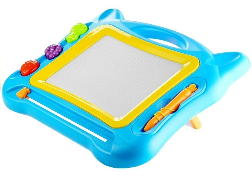 Didelė piešimo lenta su antspaudais, mėlynas