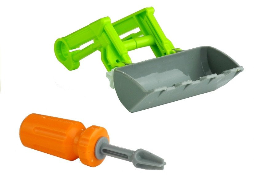 Surinkimo traktorius su atidaryta priekaba 43 cm