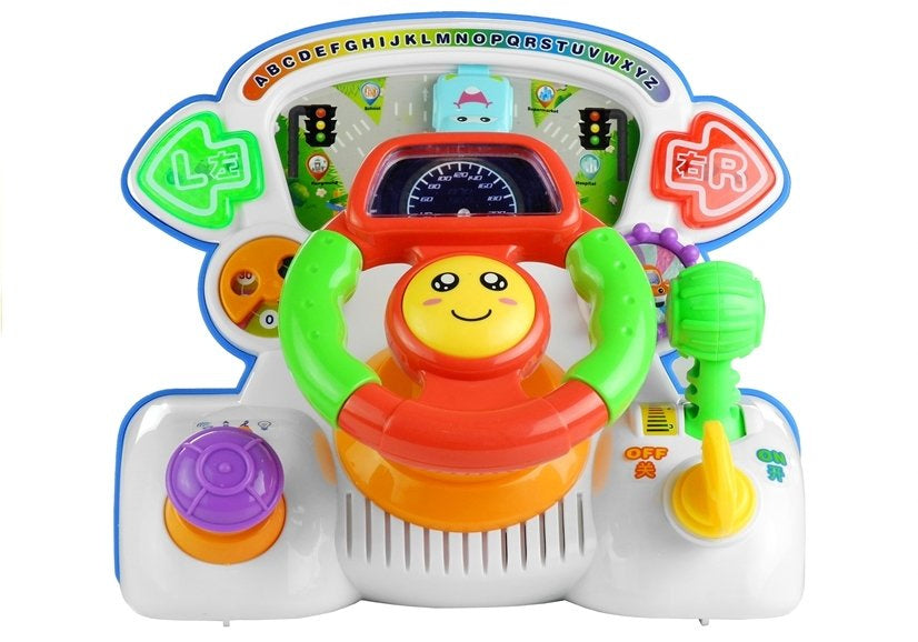 Interaktyvus edukacinis žaidimų vairas