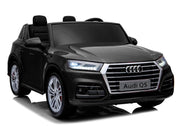 Dvivietis elektromobilis Audi Q5 4x4, juodas lakuotas