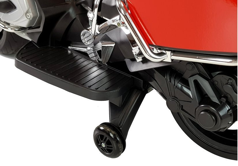 Elektrinis motociklas vaikams BMW R1200 Policija, raudonas