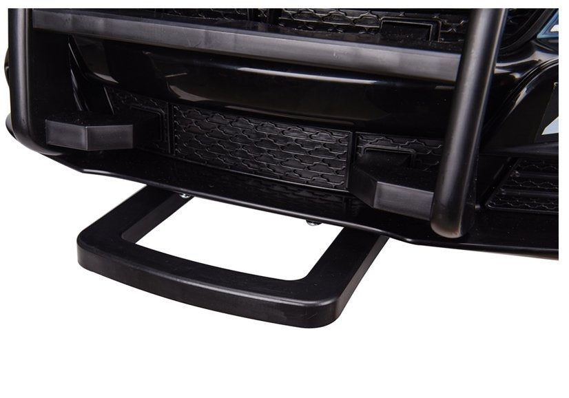 Vienvietis policijos elektromobilis vaikams, juodas