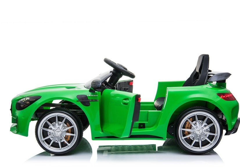 Vienvietis elektromobilis vaikams Mercedes GTR, žalias