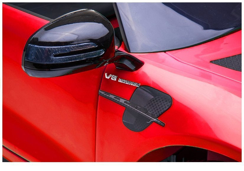 Vienvietis elektromobilis vaikams Mercedes GTR, raudonas