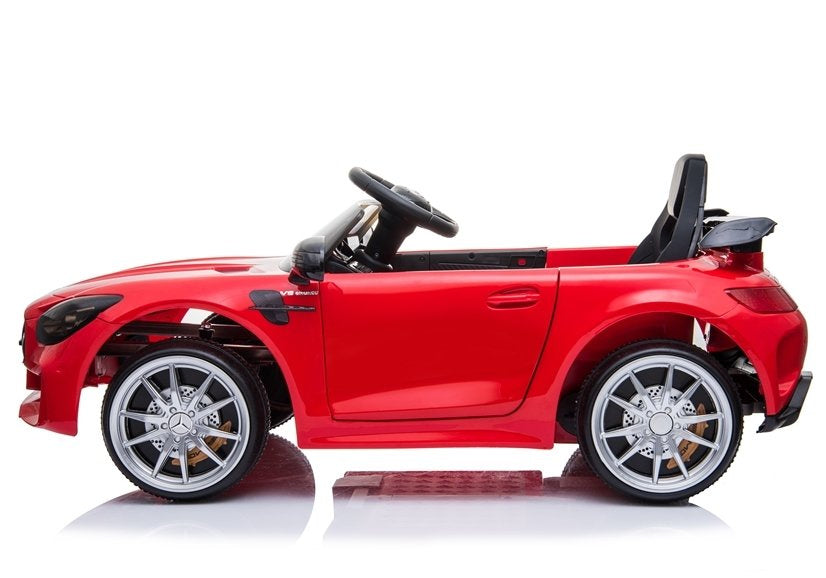 Vienvietis elektromobilis vaikams Mercedes GTR, raudonas