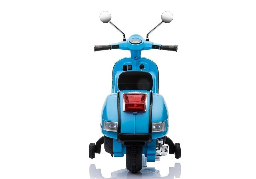 Elektrinis motoroleris vaikams Vespa mėlynas