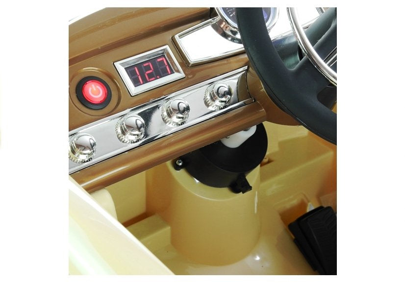 Vienvietis elektromobilis vaikams Mercedes 300S LS-618, juodas lakuotas