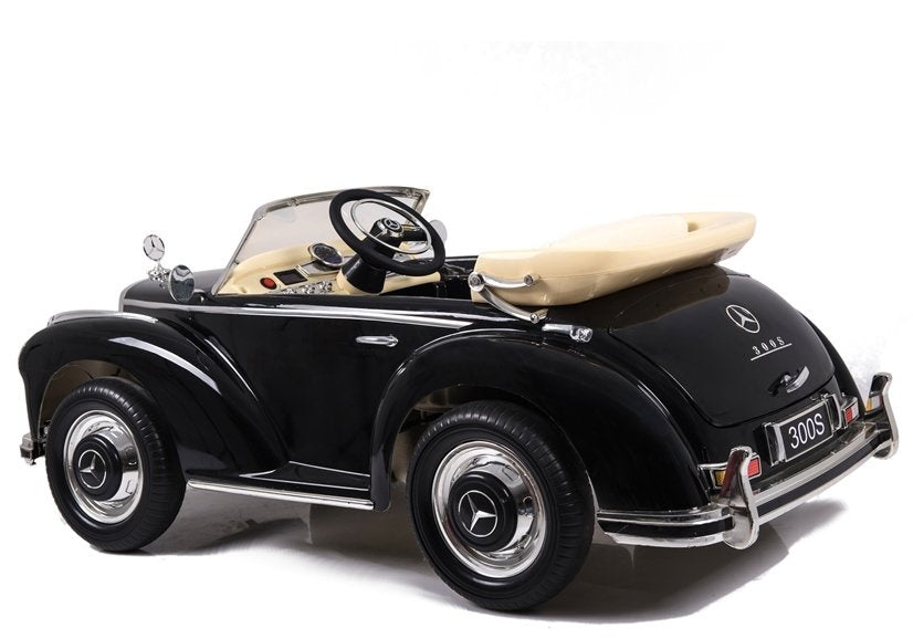 Vienvietis elektromobilis vaikams Mercedes 300S LS-618, juodas lakuotas
