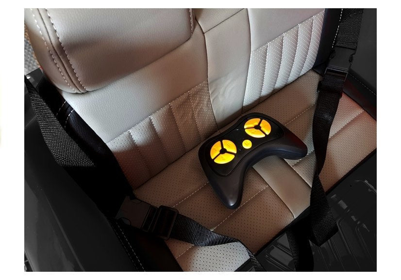 Dvivietis elektromobilis vaikams Jeep HP012, juodas