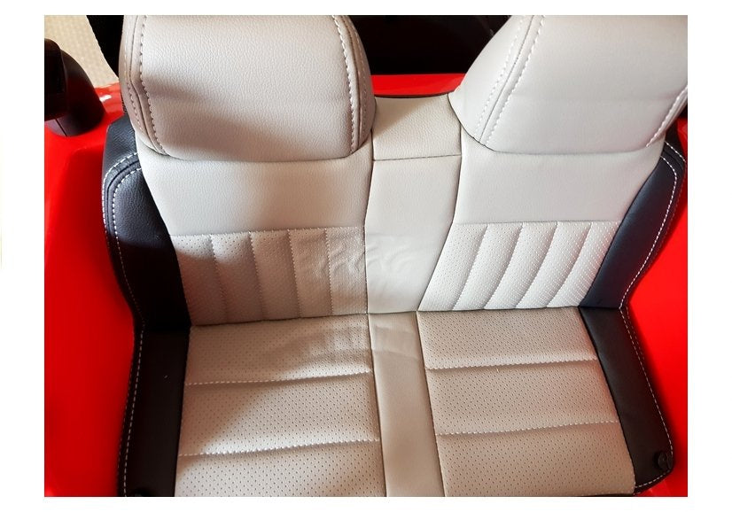 Dvivietis elektromobilis vaikams Jeep HP012, raudonas