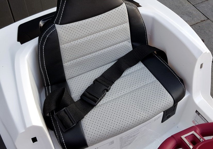 Vienvietis elektromobilis vaikams BBH-718A, baltas