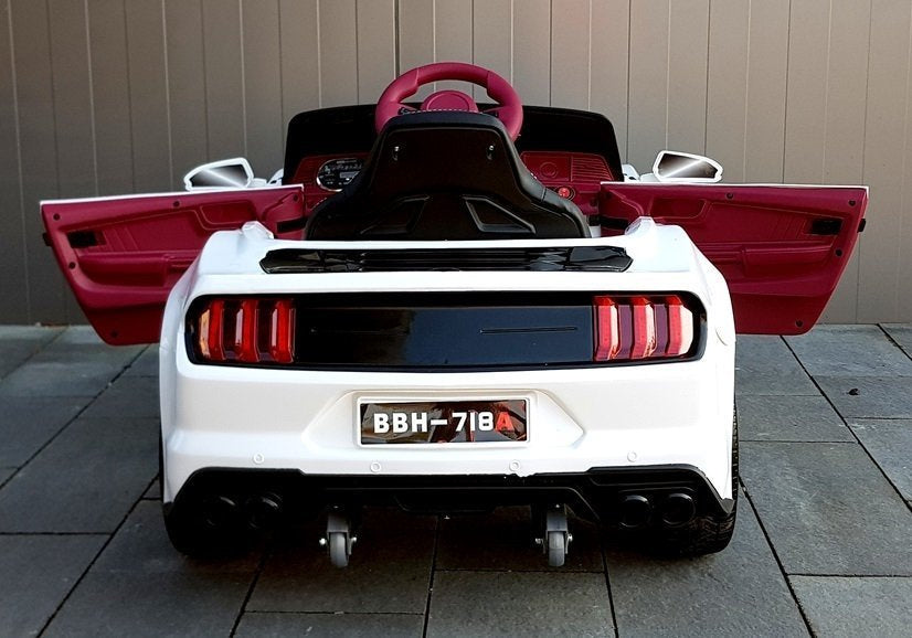 Vienvietis elektromobilis vaikams BBH-718A, baltas
