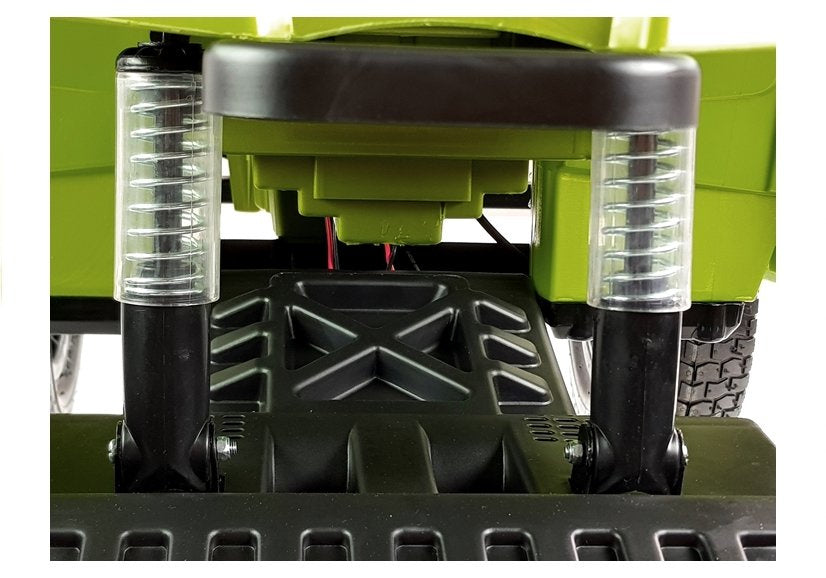 Elektrinis keturratis su guminiais ratais
