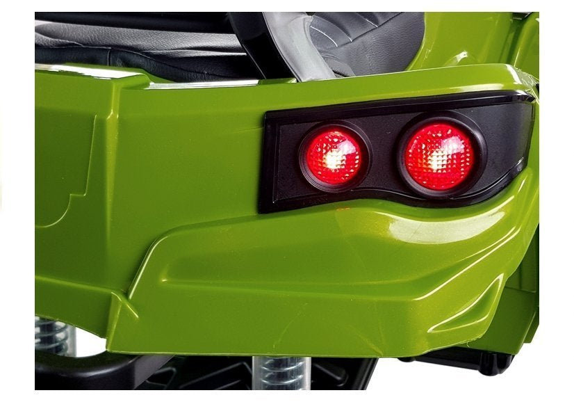 Elektrinis keturratis su guminiais ratais