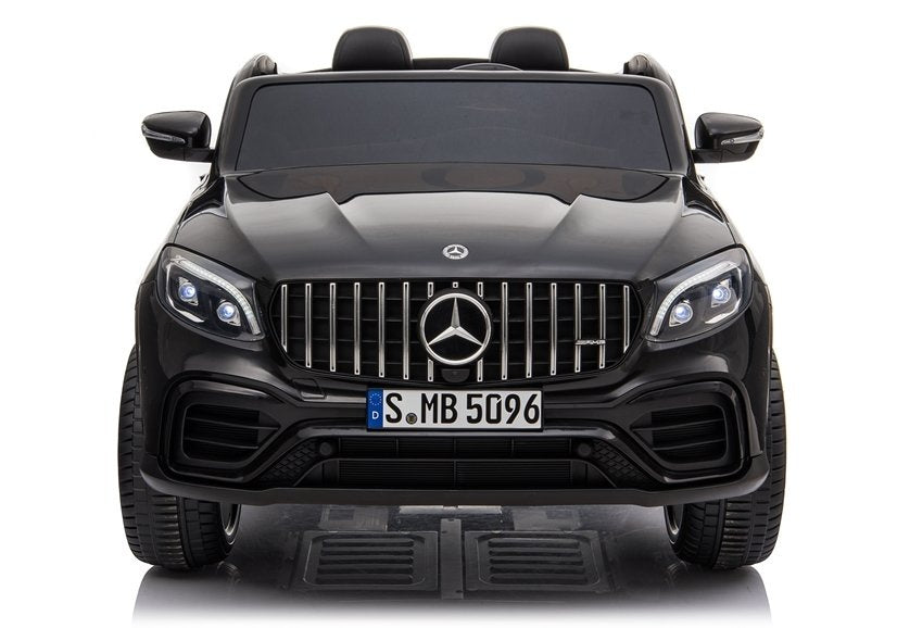 Dvivietis elektromobilis vaikams Mercedes GLC 63S QLS 4x4 MP4, juodas lakuotas
