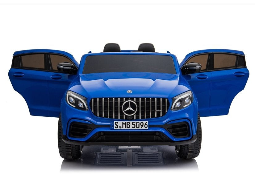 Dvivietis elektromobilis vaikams Mercedes GLC 63S QLS 4x4 MP4, mėlynas lakuotas