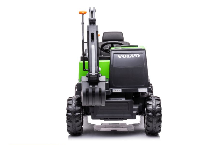 Elektromobilis vaikams ekskavatorius Volvo DK-VE888, žalias