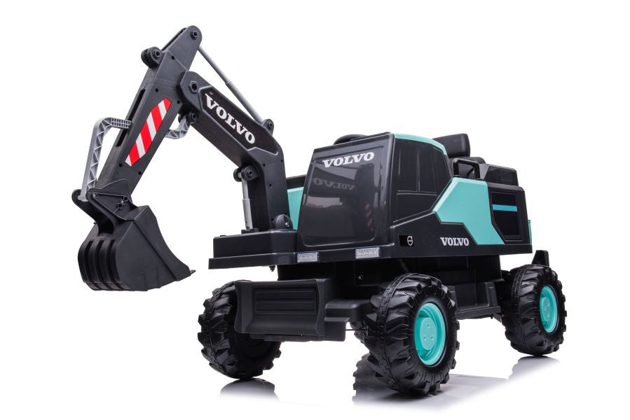 Elektromobilis vaikams ekskavatorius Volvo DK-VE888, mėlynas