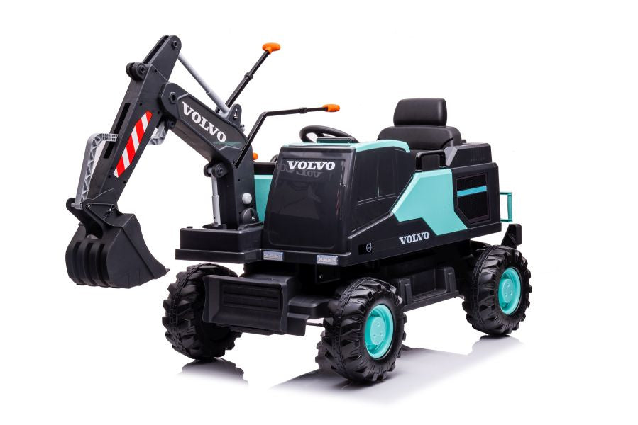 Elektromobilis vaikams ekskavatorius Volvo DK-VE888, mėlynas