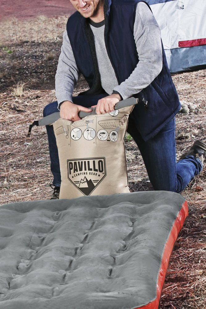 Pripučiamas turistinis čiužinys Pavillo Roll & Relax Queen, 203x152x22 cm